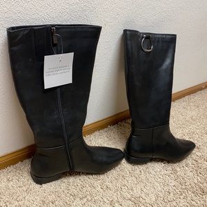 Naturalizer wide calf Carella tall black boot